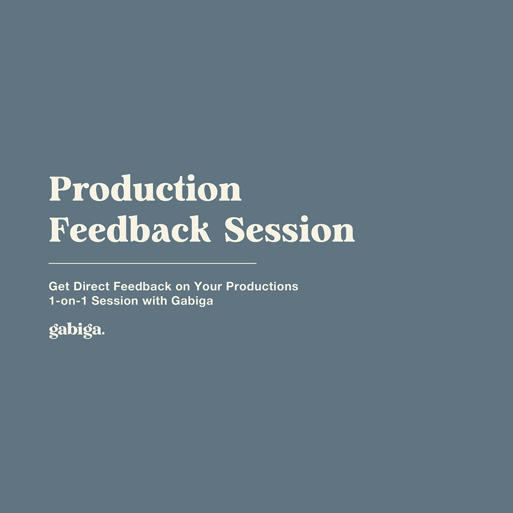 1-on-1 Production Feedback Session